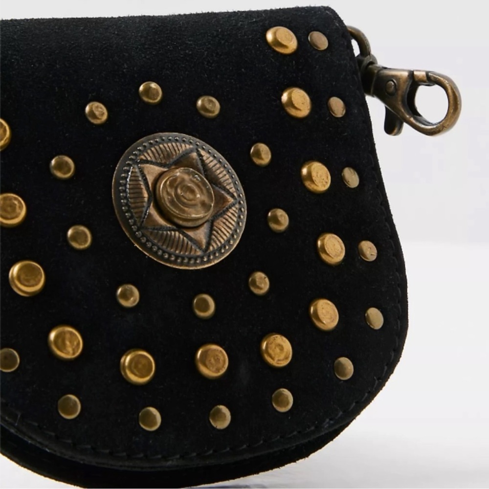 Free People Studded Clip On Wallet new no tag - Picture 4 of 8